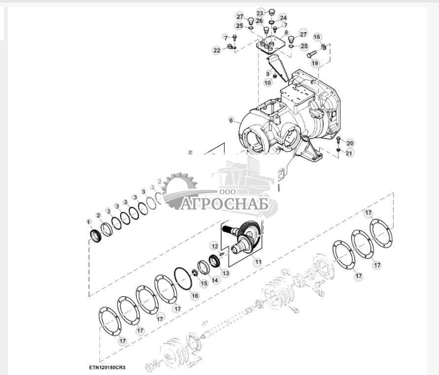 Редуктор вала отбора мощности, ProDrive™ (3 из 8) 